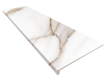 Exagres Клинкерная плитка Marbles Peldano Recto Calacatta C-1 33x120 Exagres