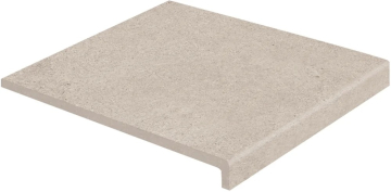 Exagres Клинкерная плитка Ступень Essenza Recto Creta С-3 33x33 Exagres