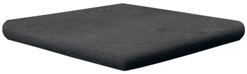 Exagres Клинкерная плитка Ступень угловая Portland ML С-3 Black 33x33 Exagres