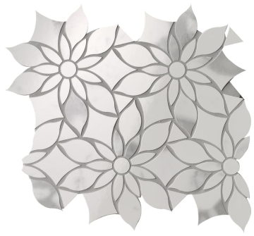 FAP Ceramiche fQKX Мозаика Carrara Superiore Daisy Mosaico 29x31.9 FAP Ceramiche