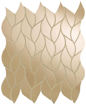 FAP Ceramiche fQMT Мозаика Onice Miele Leaves Mosaico 25.9x30.9 FAP Ceramiche