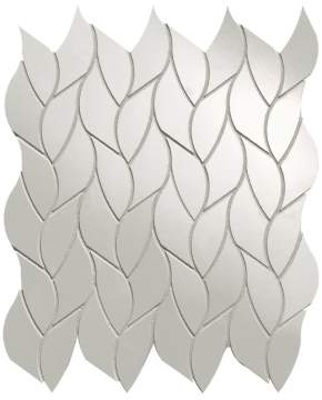FAP Ceramiche fQMU Мозаика Onice Neve Leaves Mosaico 25.9x30.9 FAP Ceramiche