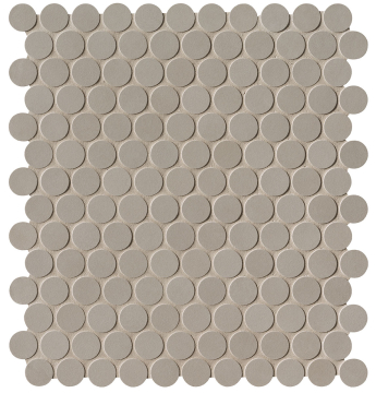 FAP Ceramiche Мозаика fNSY Milano&Floor Tortora Round Mosaico Matt 29.5x32.5 FAP Ceramiche