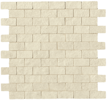fOMJ Мозаика Lumina Stone Beige Brick Macromosaico Anticato 30,5x30,5 FAP Ceramiche