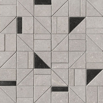 fOSN Мозаика Nux Grey Gres Outline Mosaico 30x30 FAP Ceramiche