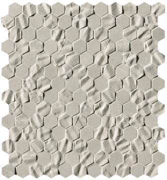 fOYY Мозаика Bloom Grey Star Esagono Mosaico 29,5x32,5 FAP Ceramiche