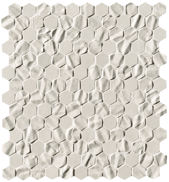 fOYZ Мозаика Bloom White Star Esagono Mosaico 29,5x32,5 FAP Ceramiche