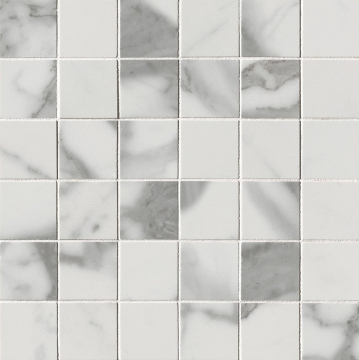fQJ7 Мозаика Roma Gold Carrara Superiore Gres Macromosaico 30x30 FAP Ceramiche