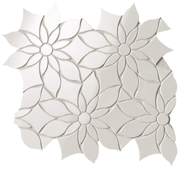 fQKY Мозаика Onice Neve Daisy Mosaico 29x31.9 FAP Ceramiche