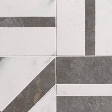 fRDM Мозаика Carrara / Pietra Grey Deco Mosaico 30x30 FAP Ceramiche
