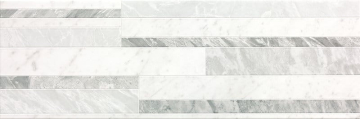 fRHP Плитка Roma Diamond Deco White Brillante 25x75 FAP Ceramiche