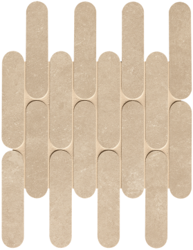 fRM7 Мозаика Nobu Beige Curve Mosaico Matt 29x29,5 FAP Ceramiche