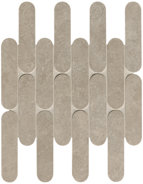 fRM9 Мозаика Nobu Grey Curve Mosaico Matt 29x29,5 FAP Ceramiche