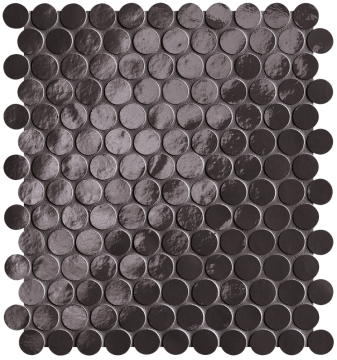 fROK Мозаика Glim Lavagna Round Mosaico Brillante 29,5x32,5 FAP Ceramiche