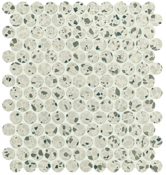 fRPC Мозаика Glim Gemme Salvia Round Mosaico Matt 29,5х32,5 FAP Ceramiche