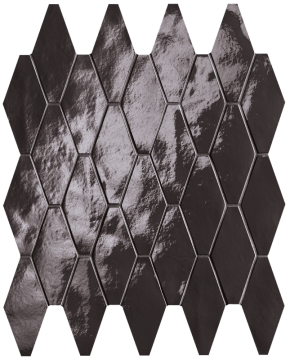 fRXB Мозаика Glim Lavagna Rombi Mosaico Brillante 31x35,5 FAP Ceramiche