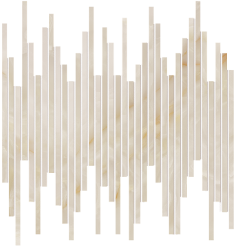 fRZZ Мозаика Gemme Beige Tratti Mosaico Brillante 30x30 FAP Ceramiche