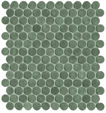 fTAS Мозаика Still Aloe Round Mosaico Matt 29,5x32,5 FAP Ceramiche