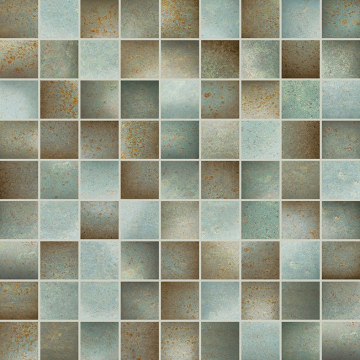 fTCT Мозаика Oxide Deco Flame Mosaico 30,5x30,5 FAP Ceramiche