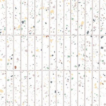 fTLP Мозаика True Color Drop White Tratti Mosaico 30,5x30,5 FAP Ceramiche