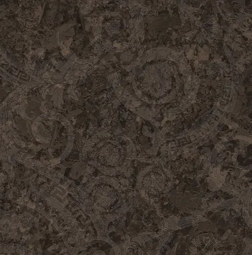 G0047032 Керамогранит Meteorite Megabarocco Moka R 60x60 Versace (Gardenia Orchidea)