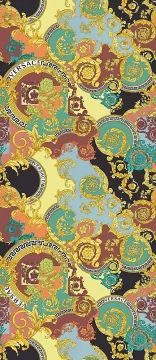 G0067642 Керамогранит Manifesto Megabarocco Color 120x280 Versace (Gardenia Orchidea)