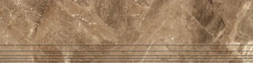 GNR12030421-G Ступени Ступень Магма Коричневый темный граниль 1200x300x9.5 ProGRES Ceramica