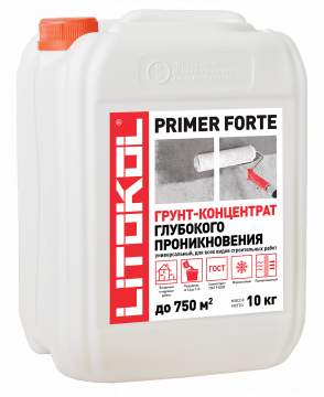 Грунт PRIMER FORTE 10кг LITOKOL