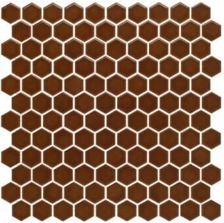 HG161 Мозаика Hexagon Mosaic Light Brown 2,65 30x30 Serapool