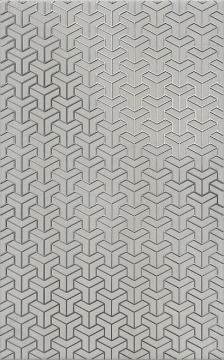 HGD/B371/6398 Плитка Декор Ломбардиа серый 25*40 Kerama Marazzi