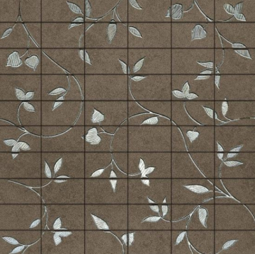 Impronta Мозаика UR064MA Urbana Antrachite Mosaico Fiore Nat Ret 45x45 Impronta