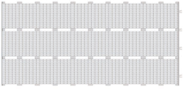 IP900 Керамогранит Фарфоровая решетка с сетчатой поверхностью Petit Carre Unglazed 24,5x49,5 Serapool