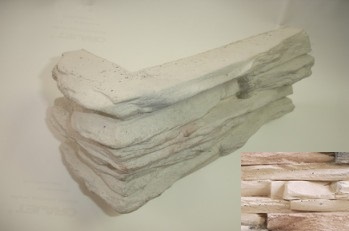 Искусственный камень 1-20-04 Терскол Угловой элемент 21x9x11 Zikkurat