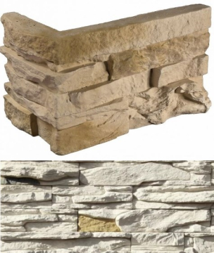 Искусственный камень 130-05 Уорд Хилл угол 10x29,5x10 (9x24x10) White Hills