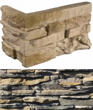 Искусственный камень 130-85 Уорд Хилл угол 10x29,5x10 (9x24x10) White Hills