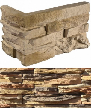 Искусственный камень 131-15 Уорд Хилл угол 10x29,5x10 (9x24x10) White Hills
