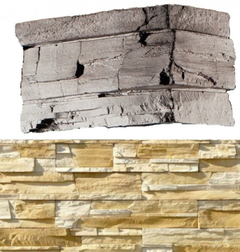 Искусственный камень 200-15 Фьорд Лэнд угол 7х26,5x10 (6х16,5x10) White Hills