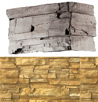 Искусственный камень 200-35 Фьорд Лэнд угол 7х26,5x10 (6х16,5x10) White Hills