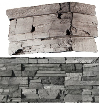 Искусственный камень 208-85 Фьорд Лэнд угол 7х26,5x10 (6х16,5x10) White Hills