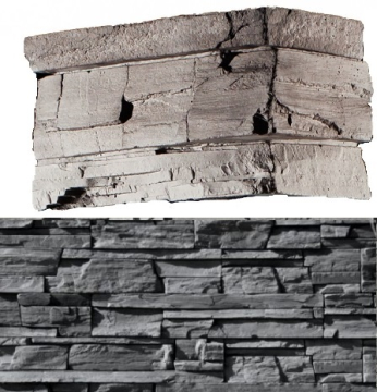 Искусственный камень 209-85/R Фьорд Лэнд угол 7х26,5x10 (6х16,5x10) White Hills