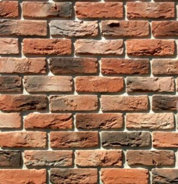 Искусственный камень 306-50 Бремен брик Design 20x6.5 White Hills