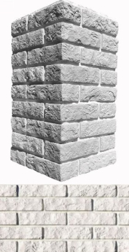 Искусственный камень 310-05 Алтен брик угол 7.5х18.5x5.5 White Hills