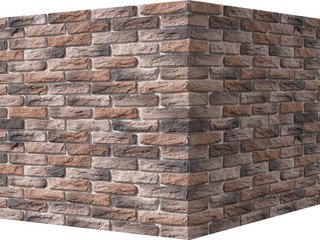 Искусственный камень 316-75 Брюгге брик угол 8x19x6.5 White Hills