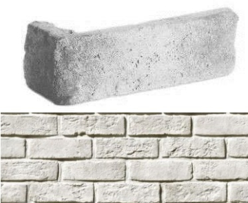 Искусственный камень 320-05 Кельн брик угол 9x20x6.5 White Hills