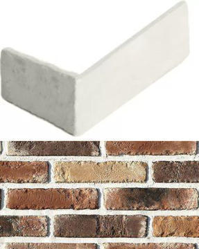 Искусственный камень 338-95 Йорк брик Design угол 8x17,5x4,7 White Hills