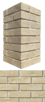 Искусственный камень 360-15 Терамо брик II угол 10x22,5x6,5 White Hills