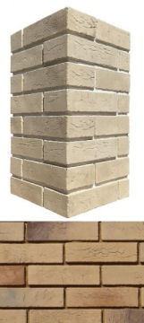 Искусственный камень 360-45 Терамо брик II угол 10x22,5x6,5 White Hills
