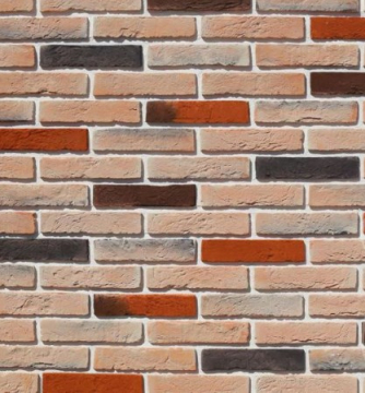 Искусственный камень 371-50 Бергамо брик Design 22,5x4,9 White Hills
