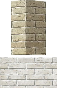 Искусственный камень 375-05 Сити брик угол 10x22x7 White Hills