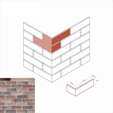 Искусственный камень 378-95 Сити брик Design угол 10x22x7 White Hills
